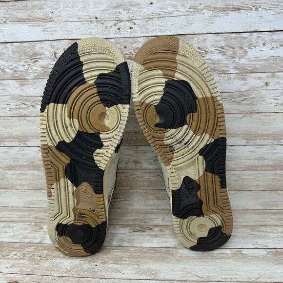 Nike Air Force 1 Low 313641-221 Brown Desert Chip Camo Sneakers Men's Size 11.5 - Picture 7 of 8